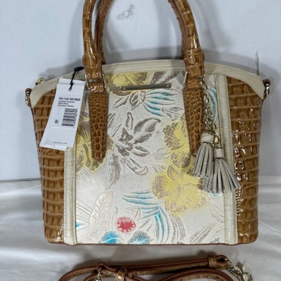 NWT VINTAGE BRAHMIN MULTI FLORA MEDIUM DUXBURY FLORAL PURSE/SHOULDER BAG/SATCHEL - Picture 8 of 14